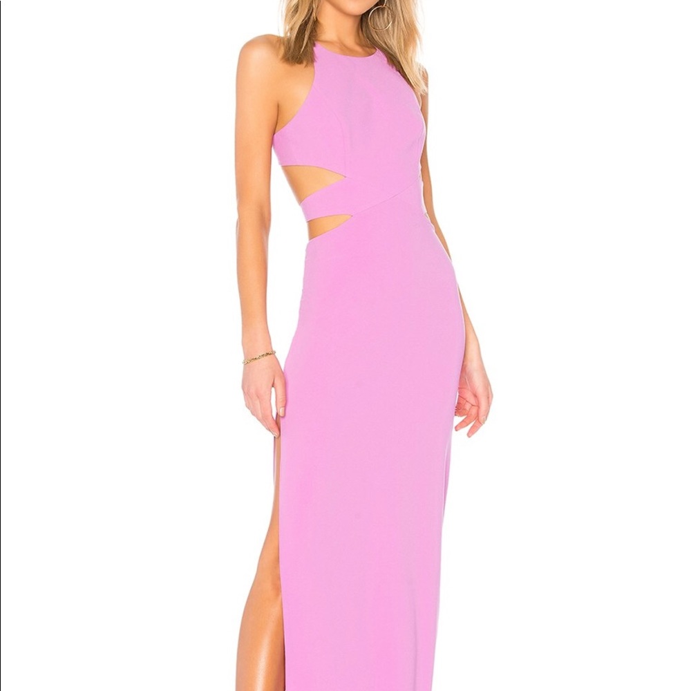 Halston Heritage Tie Back Gown